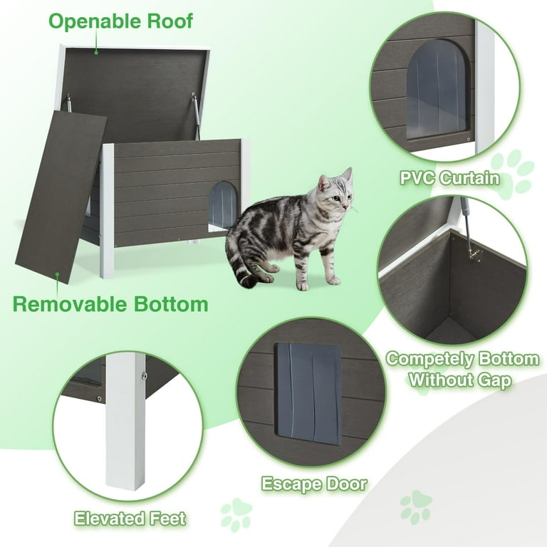 Outdoor litter box for feral cats hot sale