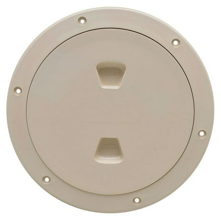 

Sea Ray 1904304 Beckson Pearl White 6 Inch Poly Marine Boat Screw Out Deck Plate