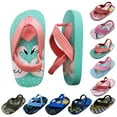 thumbnail image 4 of Toddlers Beach Flip Flops for Boys Girls Kids Soft Cushion Footbed Pool Water Sandals with Back Strap, 4 of 5