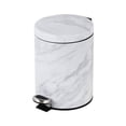 thumbnail image 3 of bote de basura marble metal con pedal y tapa 5 l, 3 of 5