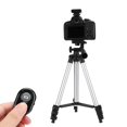 thumbnail image 4 of Trípode para cámara profesional, control remoto, palo selfie universal flexible, soporte para teléfono, trípode, 4 of 14