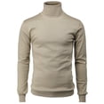 thumbnail image 2 of H2H Mens Casual Slim Fit Pullover Sweaters Knitted Turtleneck Basic Designed Thermal (CMOSWL068), 2 of 6