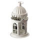 thumbnail image 1 of Candelabro decorativo con forma de farol para velas, decoración europea para hoteles. Blanco, 1 of 9