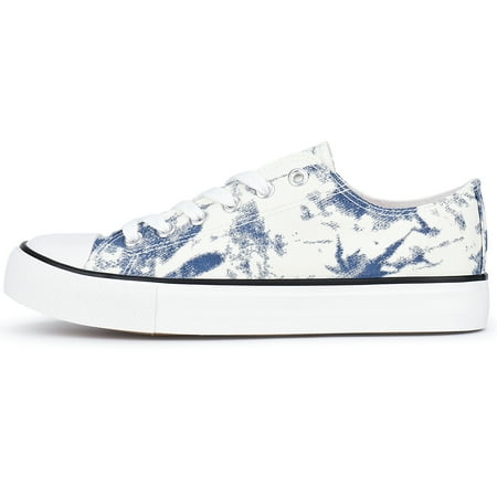 

JENN ARDOR Women Classic Lace up Low Top Canvas Sneaker