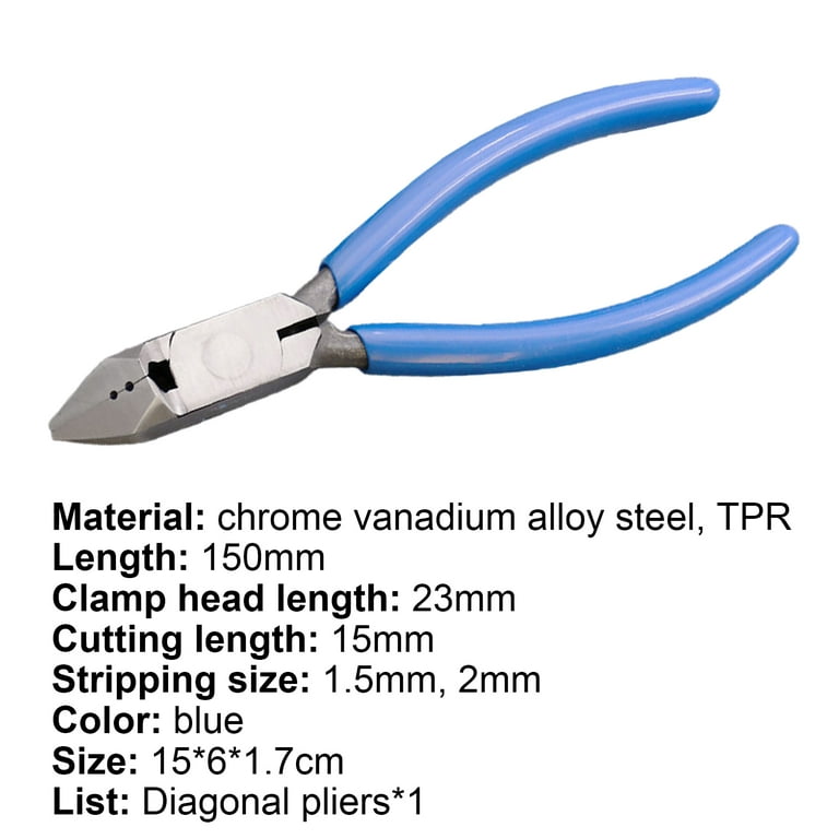 WIRE BENDING AND CUTTING PLIERS, 15CM