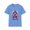 Carolina Blue, variant on Samurai Shirt Unisex Gildan Softstyle 64000 Tee 100 Percent Ring Spun Cotton Comfort All Day Wear