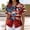 10Multicolor, variant on asdoklhq 4th Of July T-Shirt Tops Trendy Button Shirts Ladies' St. Patrick's Day Long Sleeved Shirt Multicolor S