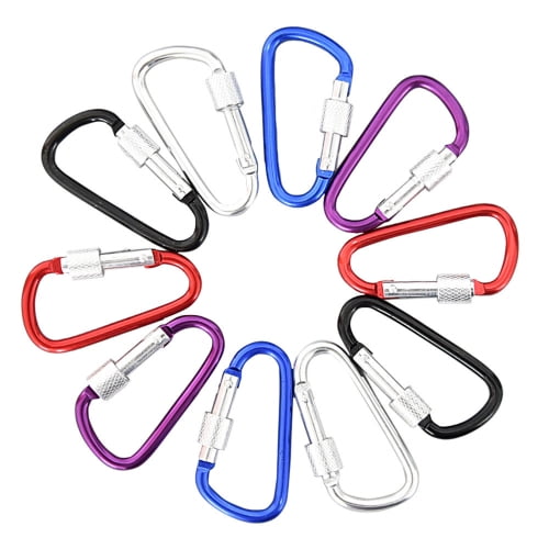 Outdoor Camping Tool 8 Shaped Carabiner Keychain Snap Clip Hook Hiking Buckle 