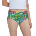 thumbnail image 6 of Pofeuu Turtles Print Soft Cotton Underwear Girls'Briefs Soft Undies, 6 of 7