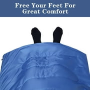 FAIRYLAND Sleeping Bags for Adults Teens Kids with Compression Sack Portable and Lightweight for 3-4 Season Camping, Hiking,Waterproof, Backpacking and Outdoors Dark blue