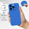 thumbnail image 5 of Case for iPhone 11 Pro, Liquid Silicone Slim Shockproof Cover Case for iPhone 11 Pro (5.8 inch), Cute Back Case for Girls and Women, Klein Blue, 5 of 14
