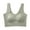 Green, variant on Bigersell Training Bra Upgrade Women Lace Beautiful Style Bra Solid Color Soft and Comfortable Bra No Underwire Gathering Lower and Upper Support Wiping Bra Dail Wire-Free Bra Style F-686 Black XL