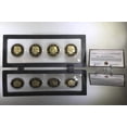 thumbnail image 4 of Ensemble de Pièces Donald Trump 1re Durée 4 Ans, Édition de Collection, Pièces Répliques Plaquées Or 2017, 18, 19, 20, Vitrine Rectangulaire, Cert. d'Autorité (1re Durée Rect. Noir.), 4 of 4