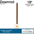 thumbnail image 4 of Minkaaire Ma Dr518 18" Ceiling Fan Downrod For Dr5 Series And 10 Ft Ceilings - Distressed, 4 of 8