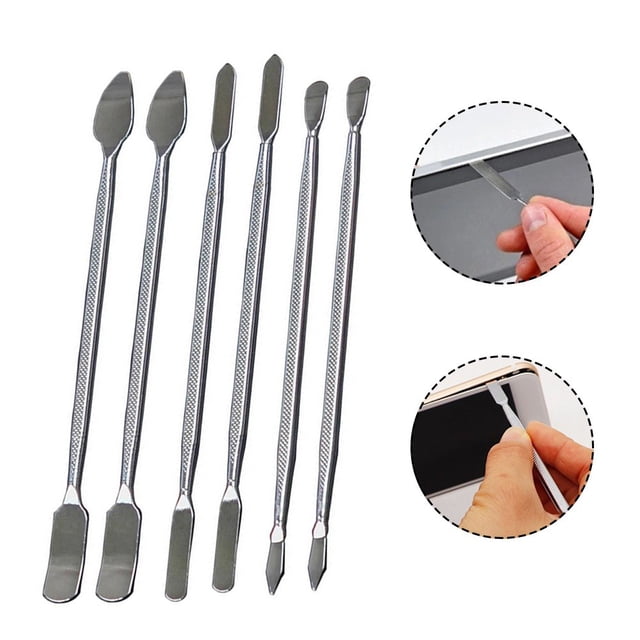 6 Pcs Métal Spudger Réparation Outils Ensemble Démonter la Poignée pour Tablette Téléphonique