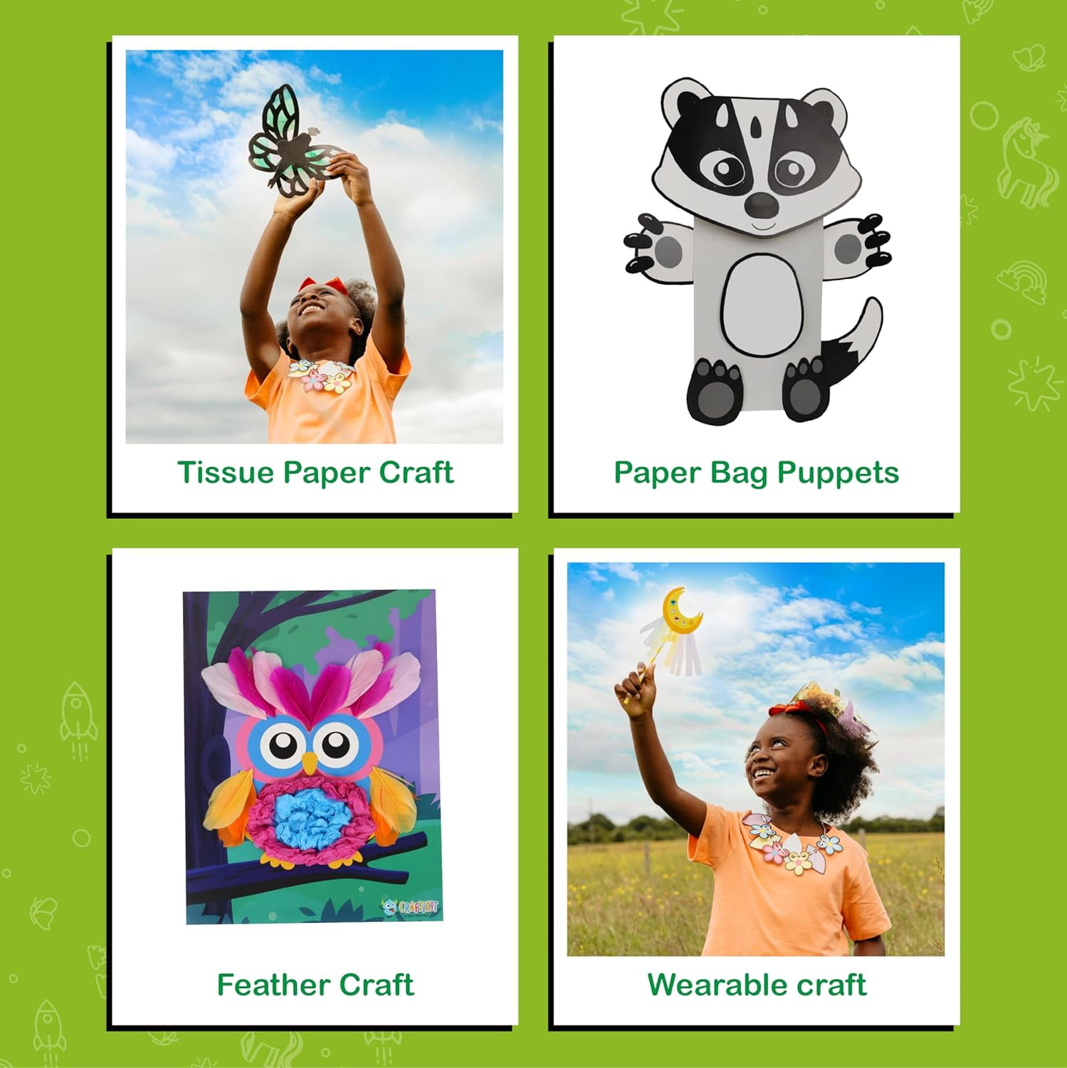 Craftikit Fairy Garden Arts and Crafts Kit for Ages 4 to 10