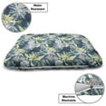 thumbnail image 3 of Tropic Pet Bed, Continuous Summer Leaves and Pineapples, Chew Resistant Pad for Dogs and Cats Cushion with Removable Cover, 24" x 39", Sea Blue Multicolor, by Ambesonne, 3 of 4