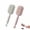 Pink+White, variant on Self Cleaning Hair Brush with Retractable Bristles - Cushion Massage Comb for All Hair Types, Easy Pull-Clean Design, Pink/Blue/White