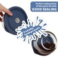 thumbnail image 4 of shiyou-Replacement Lids for Pyrex 7200-PC 2 Cup, Silicone Round Storage Cover Lid for Anchor Hocking Glass Bowl 4 Pack, 4 of 4