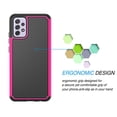 thumbnail image 2 of Galaxy A52 4G 5G Case, Cute Case for Galaxy A52 5G 6.5", Njjex Shock Absorbing Dual Layer Silicone & Plastic Bumper Rugged Grip Hard Protective Cases Cover for Samsung Galaxy A52 2021 -Rose, 2 of 7