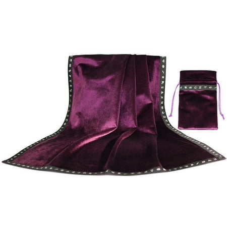 

Tarot Tablecloth Astrology Embroidered Tarot Table Cloth Table Cover with Tarot Pouch