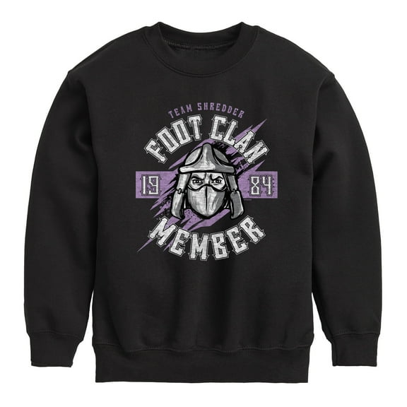 Teenage Mutant Ninja Turtles - Foot Clan Member - Toddler & Youth Crewneck Fleece Sweatshirt