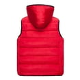 thumbnail image 2 of Miluxas Men's Outdoor Winter Vest Outerwear Hooded Padded Puffer Sleeveless Vest, 2 of 9