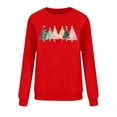 thumbnail image 5 of ‌FDGIU Christmas Sweatshirt for Women 2025 – Merry Holiday Pullover, Cozy Long Sleeve Loose Fit Top‌, 5 of 6