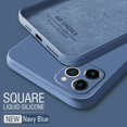 thumbnail image 3 of Square Fashion Silicone Case For Samsung Galaxy S24 S23 S22 S21 Ultra S20 FE S10 S9 Plus A51 A71 Note 20 Ultra Cover, 3 of 5