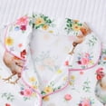 thumbnail image 5 of ATAIKU S-XXL Womens Pajamas Set Cute Rooster Short Sleeve Button Down Sleepwear Top and Shorts 2 Piece Pjs Lounge Set, 5 of 10