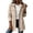 Khaki, variant on Utility Jacket Women Fall Winter Long Sleeve Zip Up Collared Work Jacket Coat with Pockets Outerwear