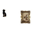 thumbnail image 1 of Estatua de gato, figura de escritorio, marco de fotos adornado, hecho de resina, adecuado para decoración, sala de estar, dormitorio, oficina,, 1 of 8