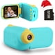 thumbnail image 1 of Cámara digital para niños de 3 a 10 años, 1080P, 12 MP, videocámara digital con juegos, regalo para niñas y niños de 3 a 10 años, con tarjeta TF de 32 GB (azul), 1 of 5