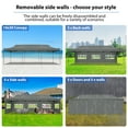 thumbnail image 5 of SANOPY 10'x30' Canopy Heavy Duty Pop Up Canopy Tent Outdoor Gazebo Shelter Portable Instant Commercial Wedding Party Tent with 8 Removable Sidewalls&3 Heigh Adjustable&Roller Bag,Gray, 5 of 12
