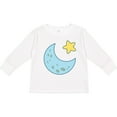 thumbnail image 3 of Inktastic Moon and Star Boys or Girls Long Sleeve Toddler T-Shirt, 3 of 5