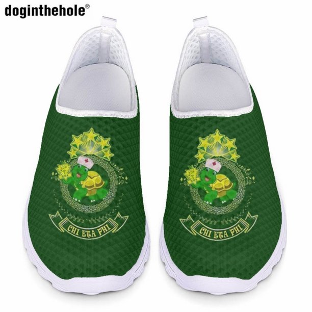Doginthehole Fashion New Chi Eta Phi Sorority - Zapatos casuales para mujer, zapatillas planas populares de calle, zapatos de malla transpirables de verano