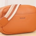 thumbnail image 2 of Bolso Bandolera Bolso bandolera para mujer Bolso de cámara de PU informal Bolsos de mensajero sólidos simples (marrón) Likrtyny Para Estrenar, 2 of 3