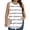 White, variant on NominalSnug Plus Size Tank Tosp for Women Crewneck Sleeveless Shirts Dressy Casual Blouses Striped Pleated Loose Fitted Tunic Tops