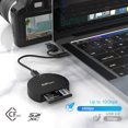 thumbnail image 2 of Lector de tarjetas Rocketek Soporte de lector de tarjetas portátil USB3.2 Gen2 para CFast/SD Hugtrwg Para estrenar, 2 of 9