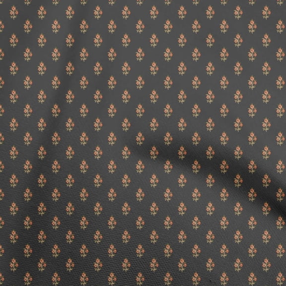 oneOone Cotton Poplin Twill Orange Fabric Block Fabric For Sewing Printed Craft Fabric By The Yard 56 Inch Wide-NU