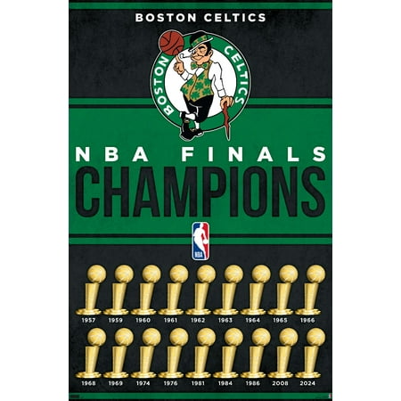 NBA Boston Celtics - Champions 24 Wall Poster 14.725 x 22.375