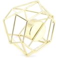 thumbnail image 3 of Juego de base de lámpara de metal de 2 piezas, farol hueco de decoración de hierro forjado, decoración de mesa de sala de estar, decoración del hogar, boda, fiesta (dorado) Sailing Electrónica, 3 of 4