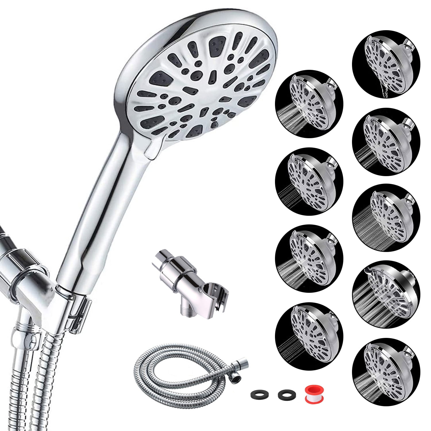 Buy Shower Head, Astarin Handheld Showerhead, 9 Settings High Pressure