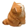 thumbnail image 1 of Kenally Orange Cat Wooden Figurine Miniature Cute Pet Decoration Small Handmade Herramientas manuales y eléctricas, 1 of 1