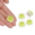 thumbnail image 4 of 5 Packs Round Bubble Level 19x10mm Mini Circular Bullseye Spirit Levels for Leveling Camera Tripod Telescope, Lime, 4 of 6
