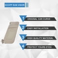 thumbnail image 4 of ECCPP Beige Sun Visor Left Driver Side fit for 2009 2010 2011 2012 2013 2014 2015 2016 for Toyota Venza Sport Utility 4-Door Automobile Windshield Visor with Sunroof, 4 of 8