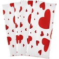 thumbnail image 2 of GZHJMY Valentine's Day Love Heart Kitchen Dish Towel 6 Pack, Soft Absorbent Reusable Hand Towel Washable Tea Towels for Home Kitchen Bar Table Decor, 28 x 18 Inch Washcloths Decorative Towels, 2 of 7