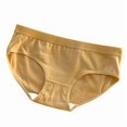 thumbnail image 5 of Sakmal Ladies Underwear Panties Cotton Butt Lifting Briefs Panties Yellow No Show Womens Underwear XL, 5 of 5