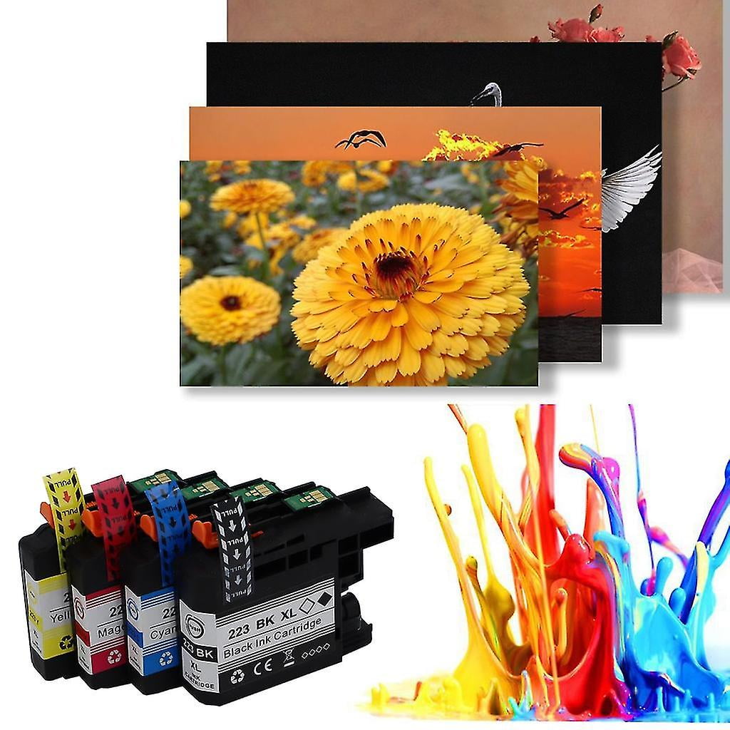 INKPAD LC521XL Cartuchos De Tinta LC521 Compatibles Con Brother LC521VAL Para Brother DCP-J1260W DCP-J1310DW DCP-J1313DW DCP-J1360DW DCP-J1460DW (Negro, Cian, Magenta, Amarillo