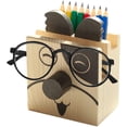 thumbnail image 1 of Portalápices de madera Brillar alce/gato/cachorro organizador de almacenamiento ordenado Electrónica, 1 of 5